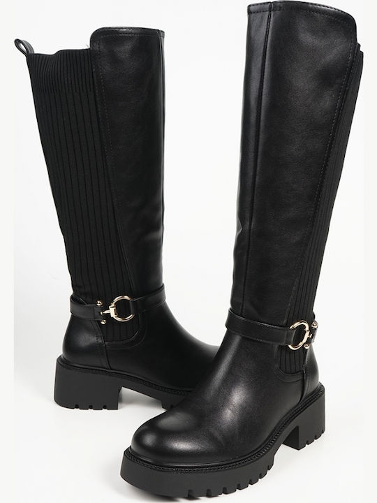 Damenstiefel Schwarz