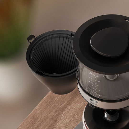 Philips Café Gourmet Filterkaffeemaschine 1800W Black