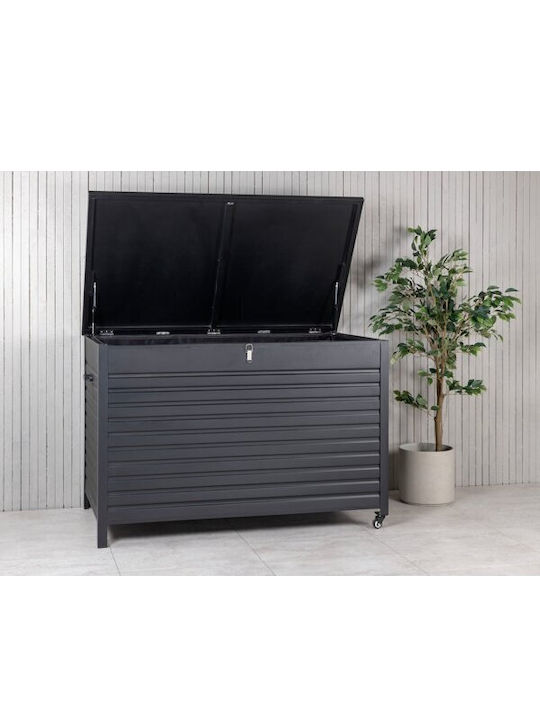 Epipla1.gr Outdoor Storage Box Black L60xW60xH60cm