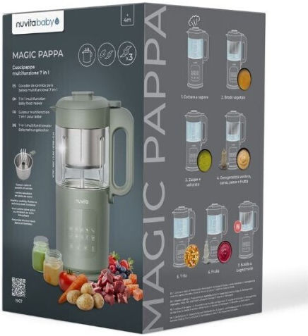 Nuvita Magic Pappa Baby Food Steamer with Blender 0.7lt