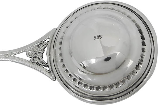 SilverBrand.gr Χειροποίητη Κουδουνίστρα Μωρού από Ασήμι