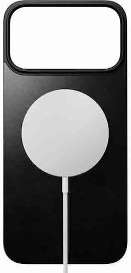 Nomad Magnetic Leather Back Skin for iPhone 17 Pro Horween Black