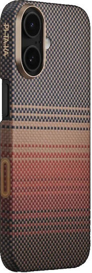 Pitaka Ultra-slim Back Cover Aramid Fiber / Leather 1mm Multicolour (iPhone 17)