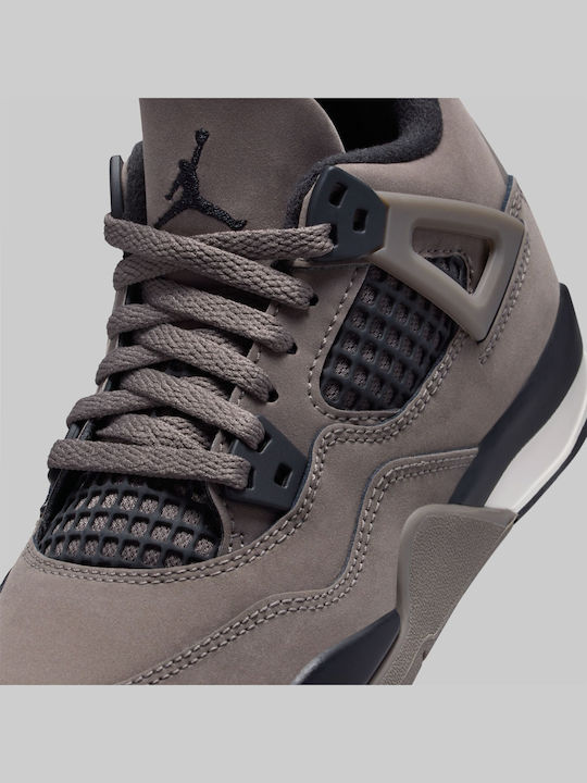 4 Retro Og Kids Sneakers High Gray