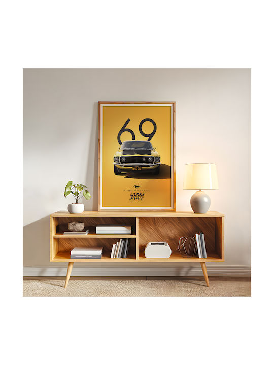 Poster Ford Mustang Boss 302 Cr004 21cm X 30cm