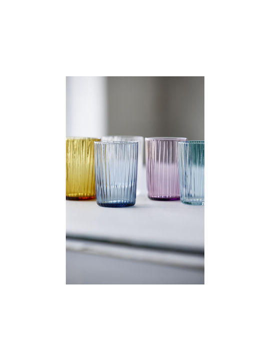 Bitz Set Gläser Wasser aus Glas in Honig Farbe 280ml 4Stück