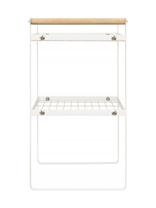 5Five Επιτραπέζια Βάση Balm Μεταλλική 42x21x37.5εκ. Λευκή