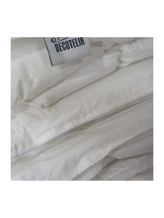 Decotelia Bettdecke Einzelbett Daunen 160x240cm White 300 GSMGsm