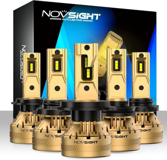 NovSight Λάμπες Αυτοκινήτου & Μοτοσυκλέτας H7 LED 3000K Θερμό Λευκό 12-24V 120W 2τμχ