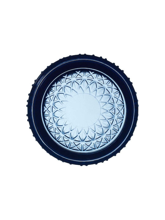 Bitz Set Gläser Kaffee/Freddo / Wasser aus Glas in Blau Farbe 380ml 4Stück