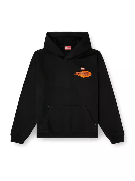 Felpa Sweatshirt with Hood Black