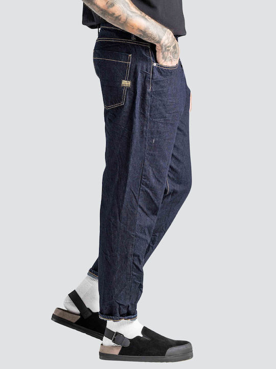 Ανδρικό Παντελόνι Τζιν με Regular Εφαρμογή Dark Denim