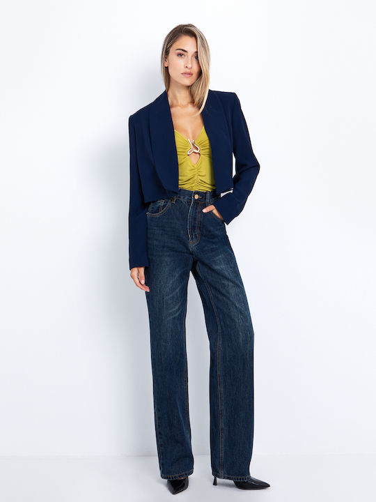 Toi&Moi Blazer pentru femei Sacou Albastru marin Toi&Moi Blazer pentru femei Sacou Albastru marin