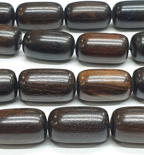 Roloi Komboloi Ebony Worry Beads with 33 Beads Brown 45cm