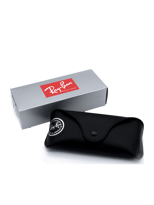 Ray Ban Chromance Men's Sunglasses with Black Metal Frame and Silver Polarized Mirror Lens RB3671C 186/5J