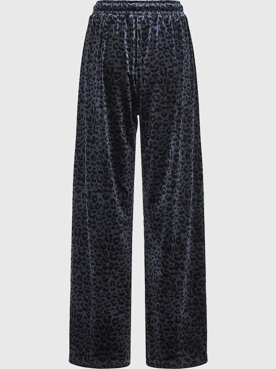 Sweatpants Jogger Velvet Animal Print