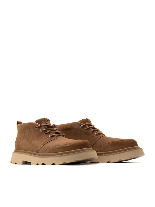 Suede Tabac maro Ghete barbati