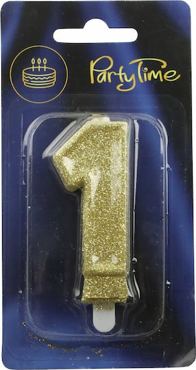 Teka ¦Premium Geburtstagskerzen 1 Gold