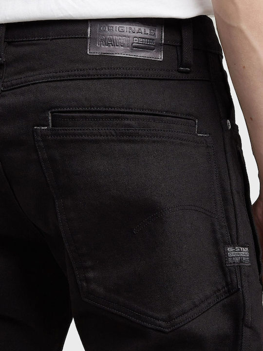 Ανδρικό Παντελόνι Τζιν με Slim Εφαρμογή Black