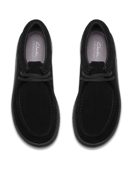 Suede Ανδρικά Casual Παπούτσια Μαύρα