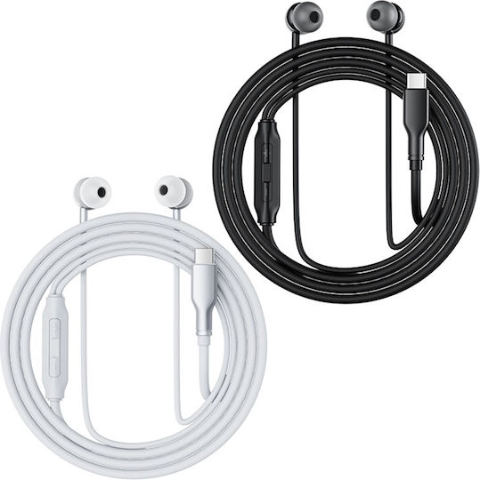 Acefast L8 In-Ear Freisprecheinrichtung Kopfhörer mit Stecker USB-C Gray