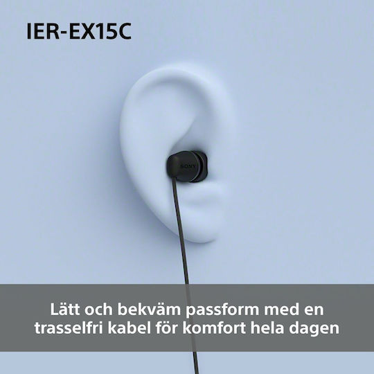 Sony Ier-ex15c In-ear Handsfree Headphones with Connector 3.5mm White