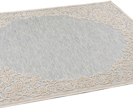 Madi Roi Χαλί Διάδρομος Ψάθινο Grey Beige 67x500cm
