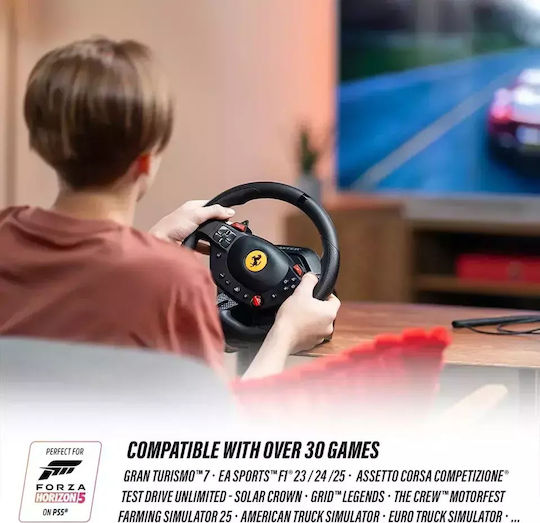 Thrustmaster T98 Ferrari 296 GTB Τιμονιέρα με Πετάλια για PC / PS4 / PS5 με 240° Περιστροφής