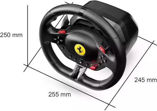 Thrustmaster T98 Ferrari 296 GTB Τιμονιέρα με Πετάλια για PC / PS4 / PS5 με 240° Περιστροφής