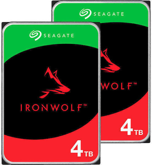 Ugreen DXP2800 & 2x Seagate IronWolf HDD 4TB NAS Tower με 2 θέσεις για HDD/SSD