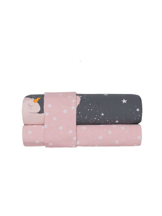 Kentia Set Einzel Nyati Grau 160x270cm