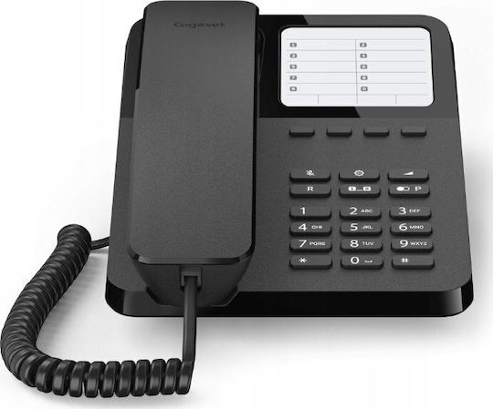 Gigaset Desk 400 Corded Phone Office Black S30054-H6538-B101