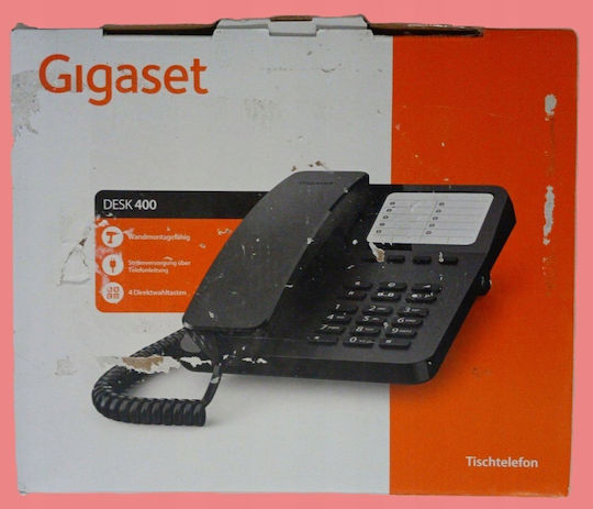 Gigaset Desk 400 Corded Phone Office Black S30054-H6538-B101