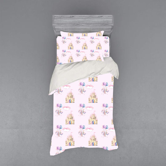 Astron Italy Single Sheets Set with Elastic Band Unicorn Fly 105x200cm
