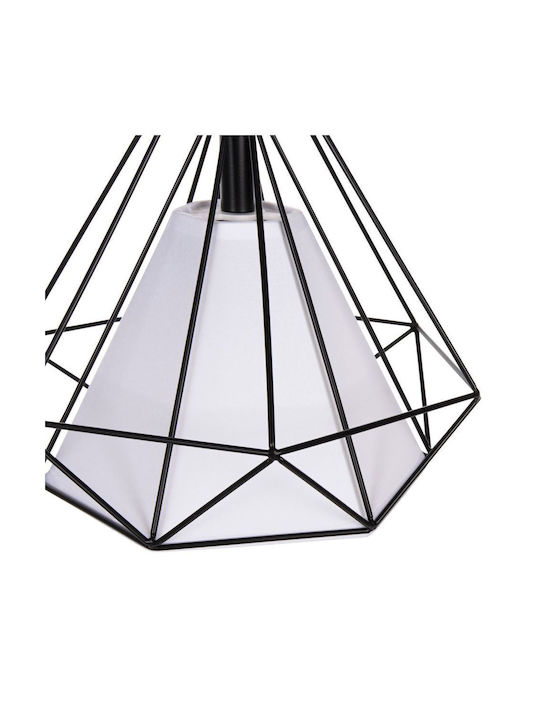VenCore Pendant Light Black with Socket E27 25x25cm
