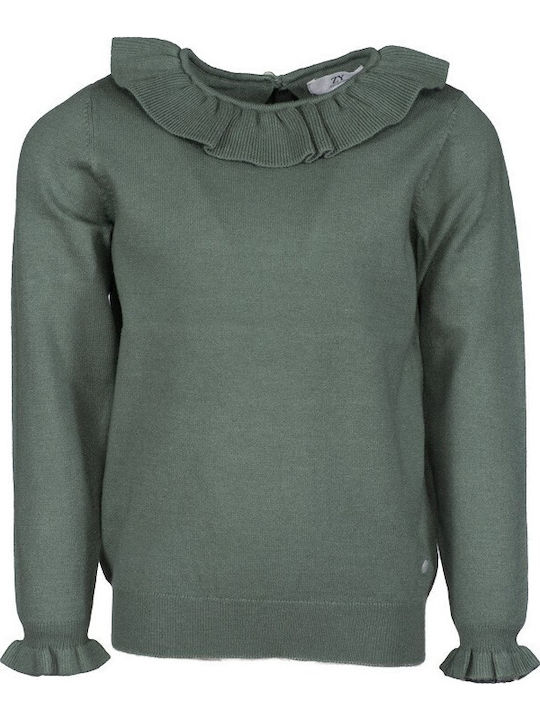 Kinderpullover Langarm Grün