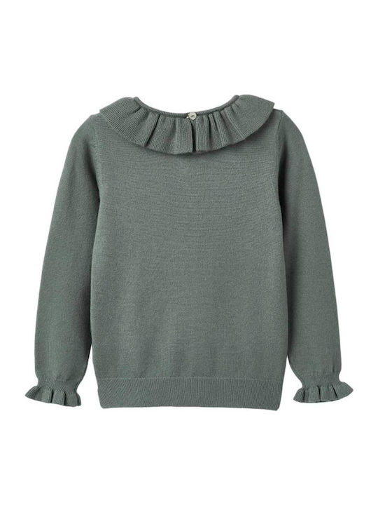 Kinderpullover Langarm Grün