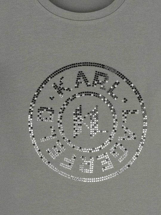 Kinder-T-Shirt Haki