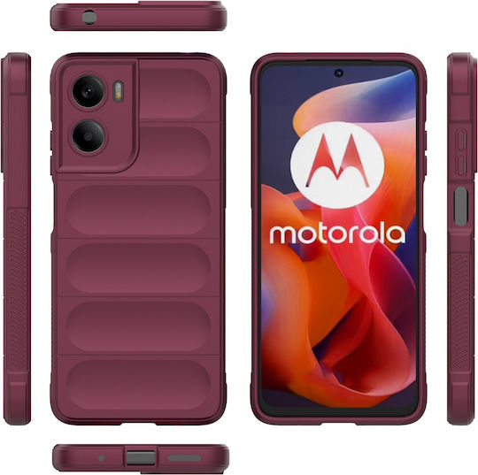 Techsuit Magic Back Cover Σιλικόνης Μωβ (Moto G05 / E15)