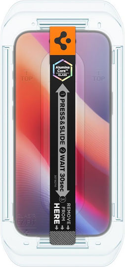 Spigen Glas.tr Ez Fit Pro Hd Privacy 2.5D 0.58mm Privacy Tempered Glass (iPhone Air)