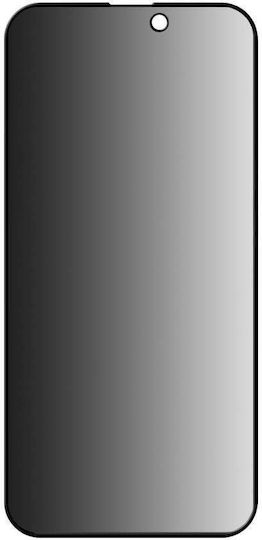 Anank 2.5d Защитен Екран С Поверителност За iPhone 15 Pro Max Черен