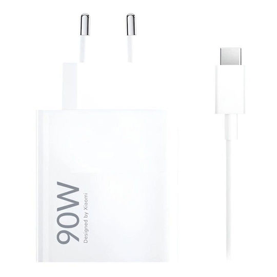 Xiaomi Încărcător Fără Cablu cu Port USB-A 90W Quick Charge 3.0 Albς (MDY-15-EK)