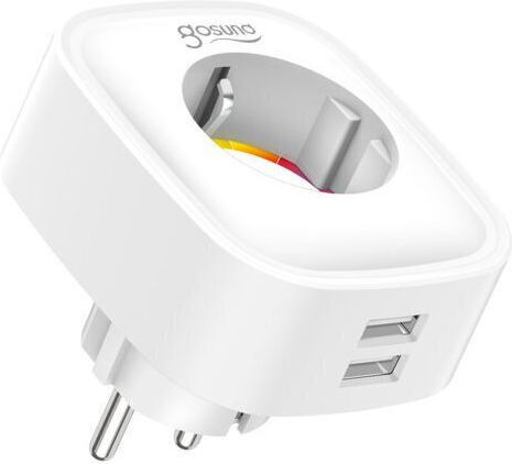 Gosund Nitebird Inteligent Bandă de alimentare 2 Prize cu 2 USB-A, Comutator și Telecomandă 2buc