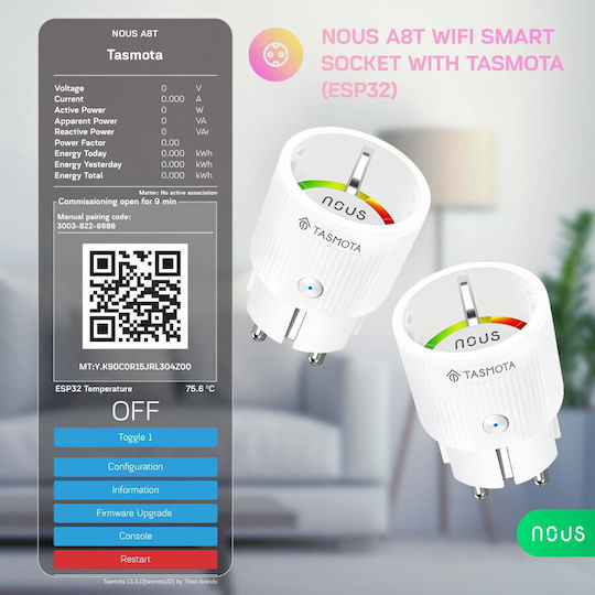 Nous Nous Smart Power Strip with Switch 2pcs