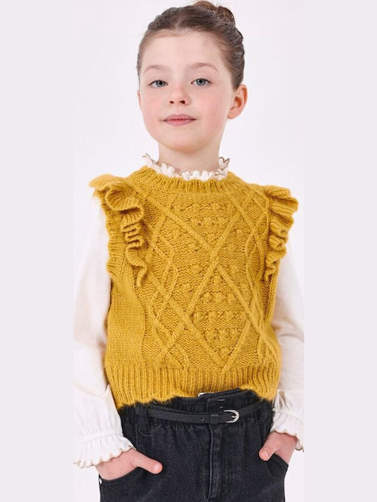 Kids' Vest Sleeveless Yellow