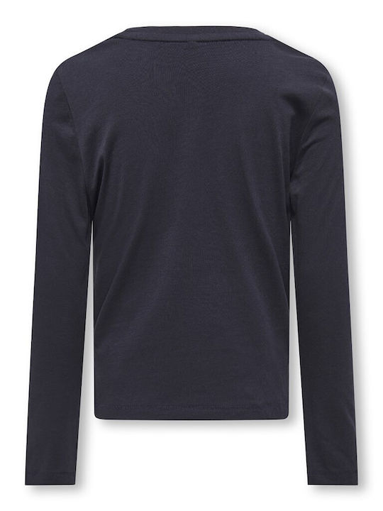 Kids' Shirt Long Sleeve Dark blue.