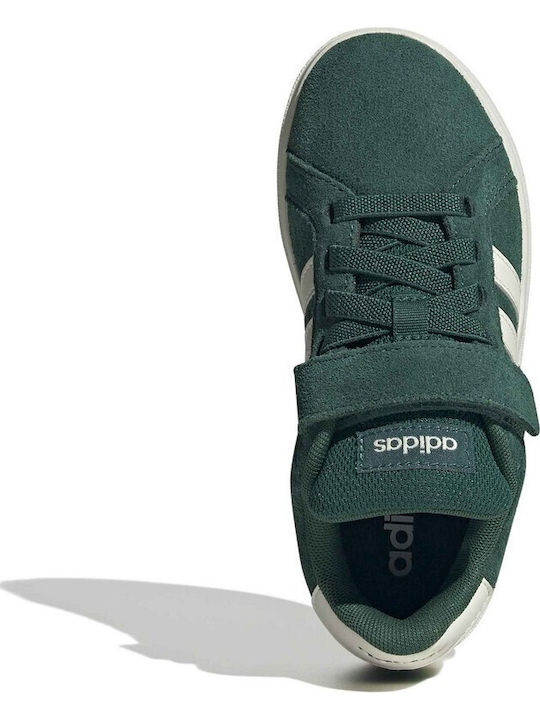 Grand Court 00s Kinder Sneakers mit Klettverschluss Grün