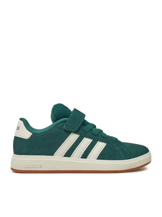 Grand Court 00s Kinder Sneakers mit Klettverschluss Grün
