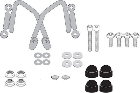 Givi A1176A Motorcycle Windshield & Windscreen Installation Kit for Honda CBF 500 2019-2020 A1176A