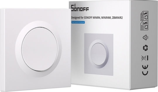 Sonoff E1GS Πλαίσιο Διακόπτη σε Λευκό Χρώμα